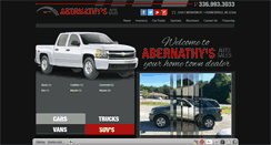 Desktop Screenshot of abernathysautosales.com
